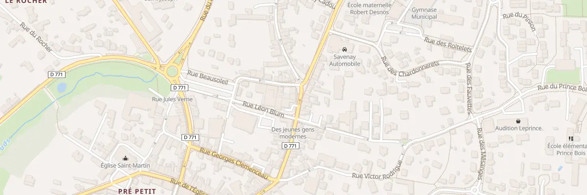 Plan du 39 Rue de Nantes à Savenay