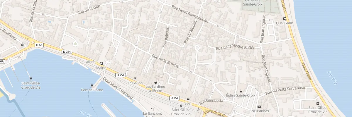 Plan du 28 Rue de la broche à Saint-Gilles-Croix-de-Vie