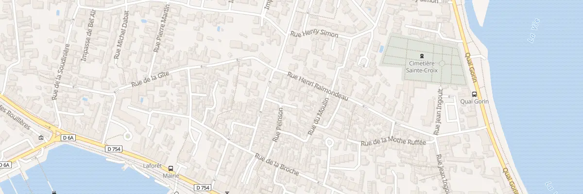 Plan du 14Q Rue peinson à Saint-Gilles-Croix-de-Vie