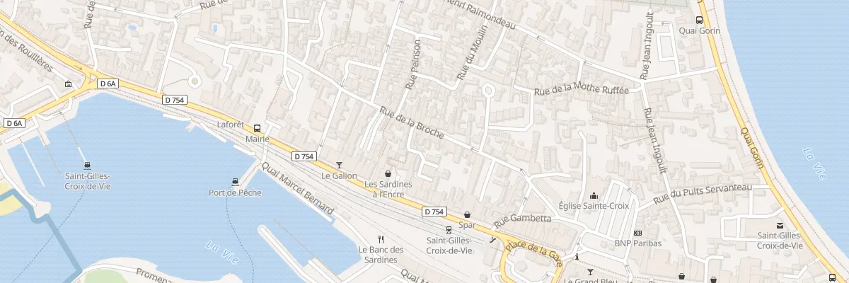 Plan du 15 Rue de la broche à Saint-Gilles-Croix-de-Vie