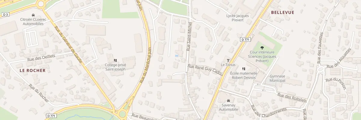 Plan du 27 Rue Saint-Michel à Savenay