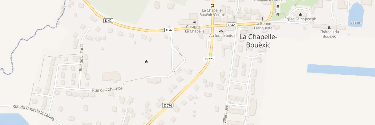Plan du 3 Pl du Stade à La Chapelle-Bouëxic