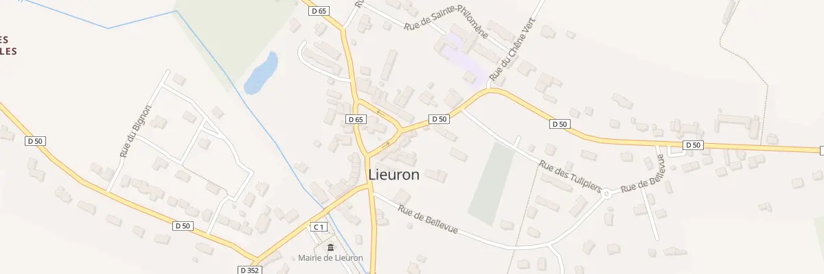 Plan du 8 Rue de la Fontaine à Lieuron