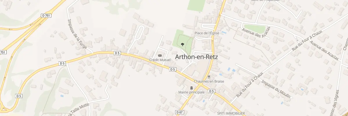 Plan du 10 Rue de Pornic Arthon à Chaumes-en-Retz