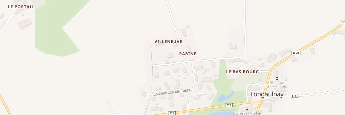 Plan du 5005 La Rabine à Longaulnay