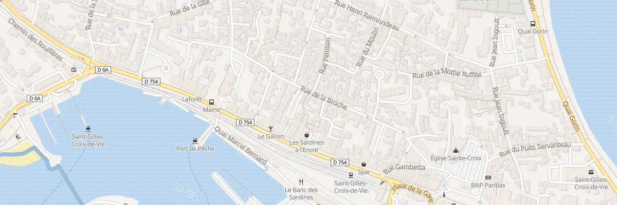 Plan du 23 Rue de la broche à Saint-Gilles-Croix-de-Vie