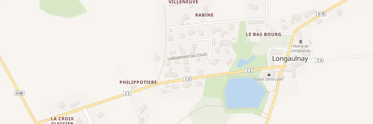 Plan du 3 Les Cours à Longaulnay