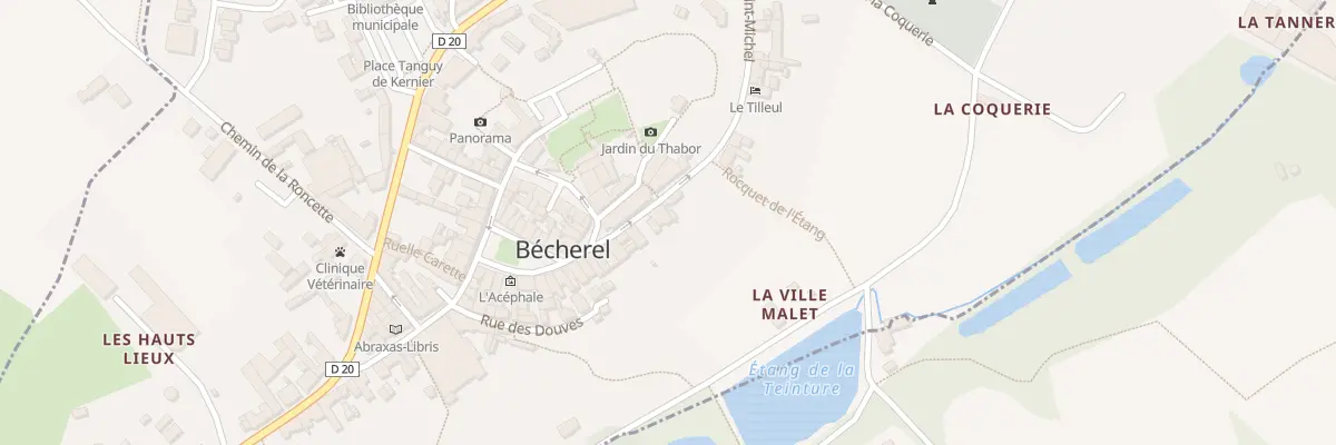 Plan du 11 Pte Saint-Michel à Bécherel