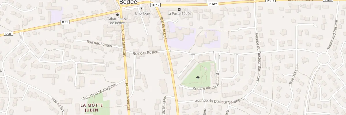 Plan du 5 Rue DE LA CITÉ à Bédée