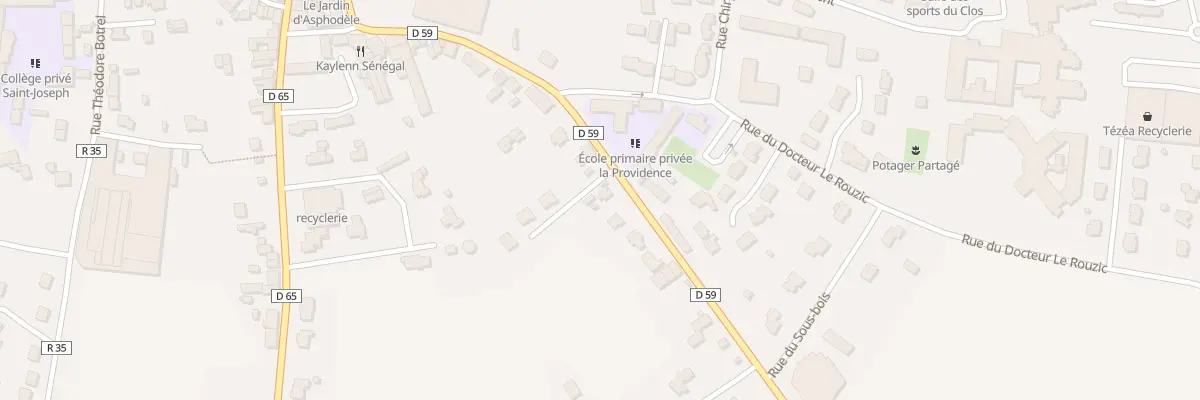 Plan du 48 Rue du Docteur Laënnec à Pipriac