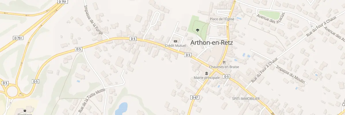 Plan du 9 Rue de Pornic Arthon à Chaumes-en-Retz