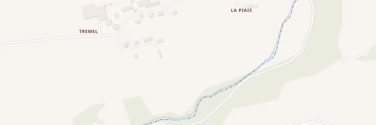 Plan du 2 A Tremel à Mernel