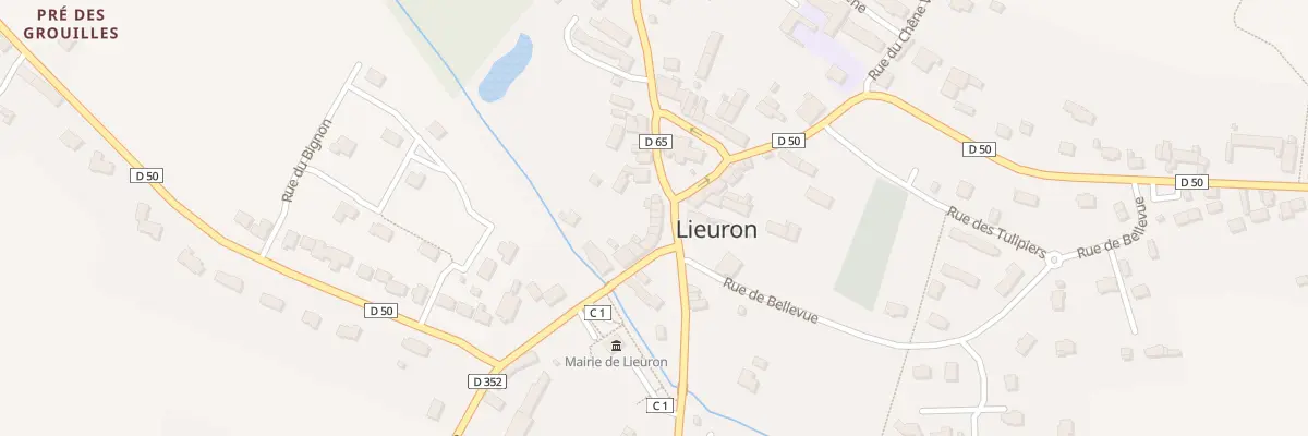 Plan du 4 Rue de Villeneuve à Lieuron