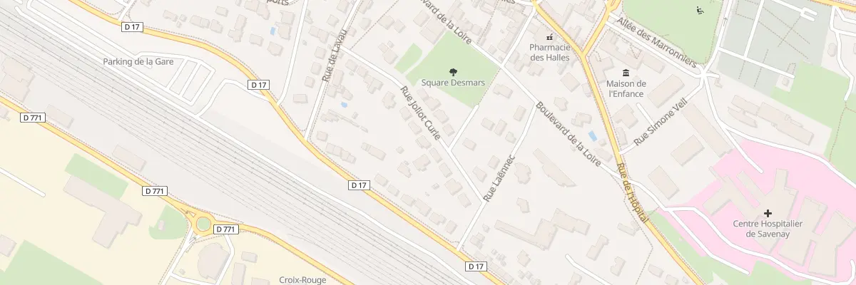 Plan du 14 Rue Joliot Curie à Savenay