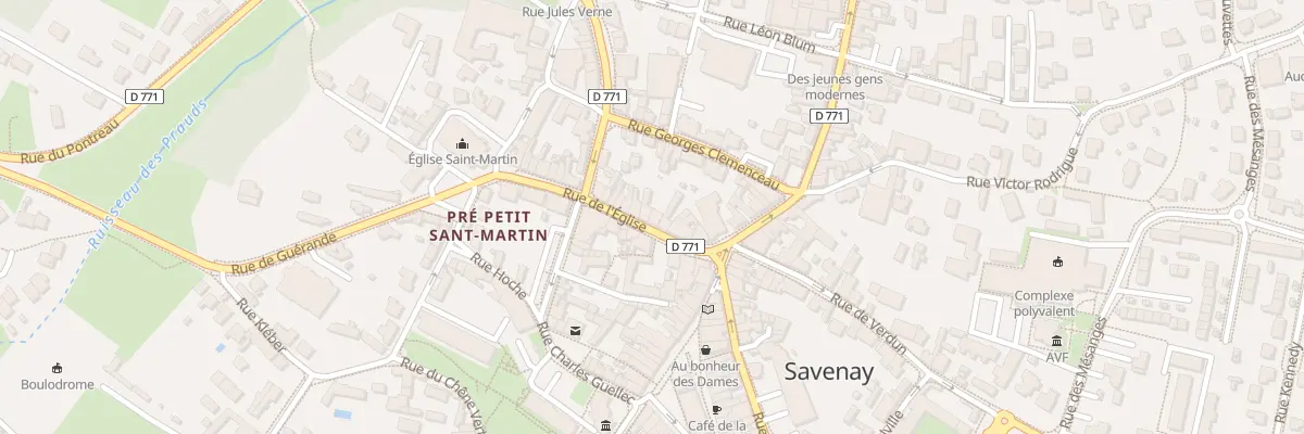 Plan du 14 Rue de l’Eglise à Savenay