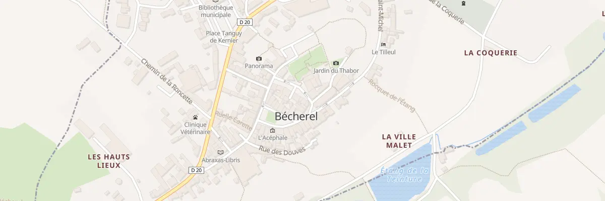 Plan du 3 Pl Alexandre Jehanin à Bécherel