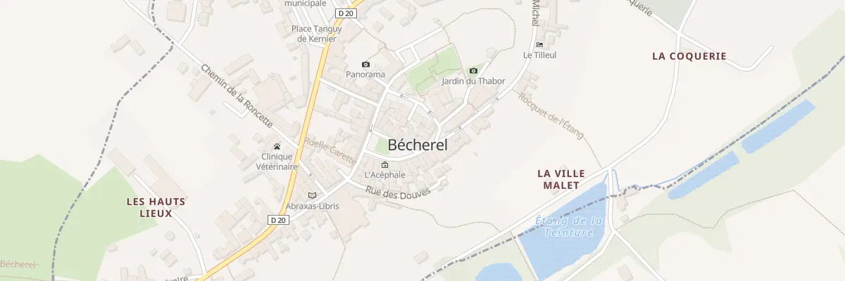 Plan du 7 Pl de la Croix à Bécherel
