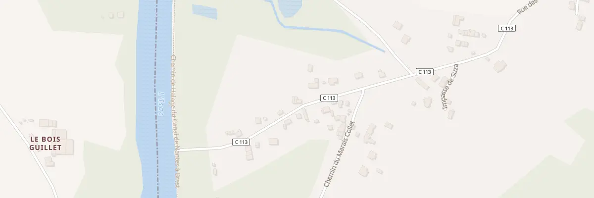 Plan du 6678 Le Landron à Plessé