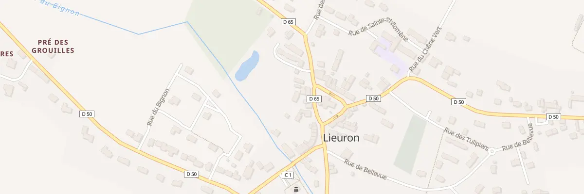 Plan du 8 Rue Saint Melaine à Lieuron