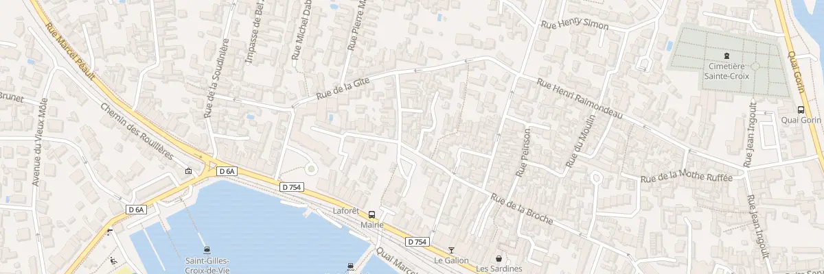 Plan du 12 Rue joseph stephan à Saint-Gilles-Croix-de-Vie