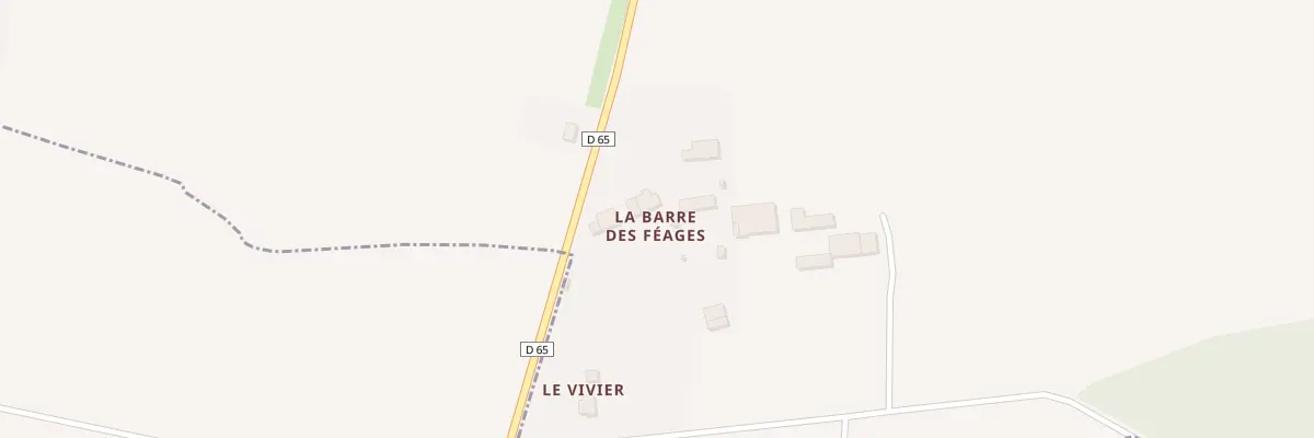 Plan du 9 La Barre des Feages à Lieuron