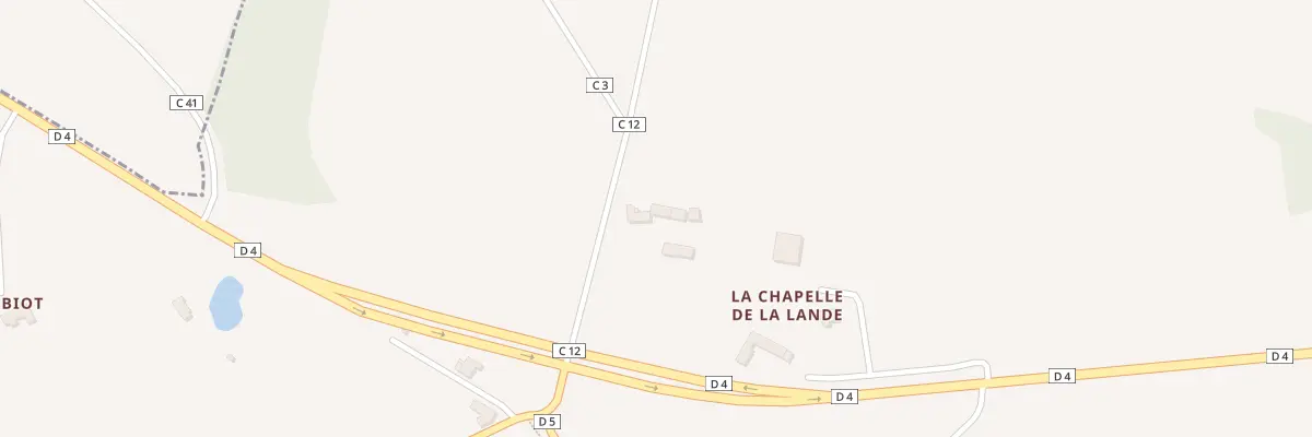 Plan du 5188 La Chapelle de la Lande à Saint-Père-Marc-en-Poulet