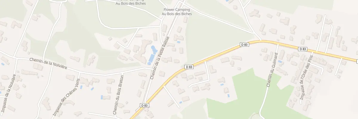 Plan du 43 Rte de Notre Dame de Riez à Saint-Hilaire-de-Riez