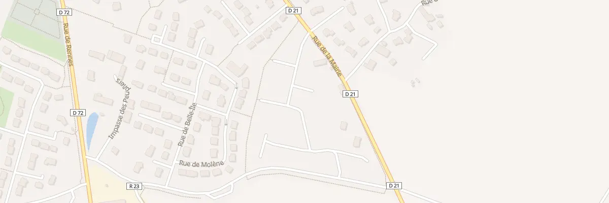 Plan du 2 Imp d’Émeraude à Irodouër