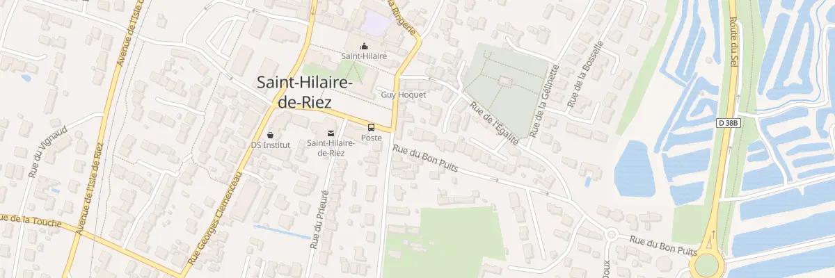 Plan du 1 Rue du Bon Puits à Saint-Hilaire-de-Riez