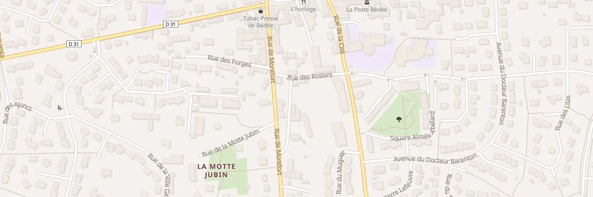 Plan du 1B Rue DES MÉTAIRIES à Bédée