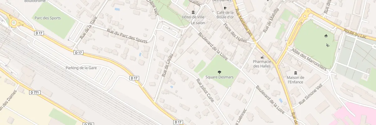 Plan du 5 Rue Joliot Curie à Savenay