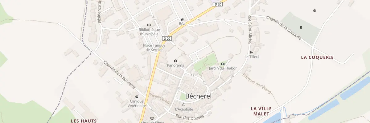 Plan du 1 Chemin du Thabor à Bécherel