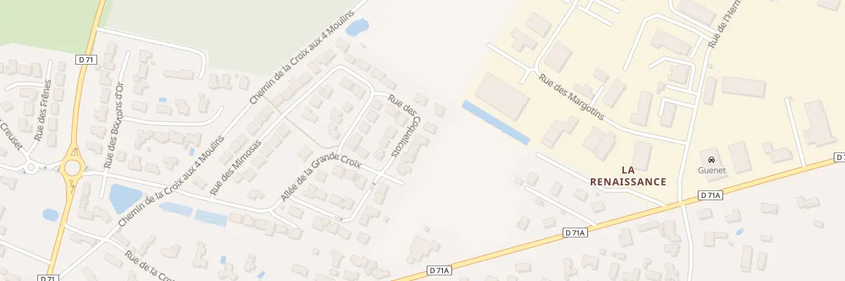 Plan du 8 Rue des Coquelicots à Sallertaine