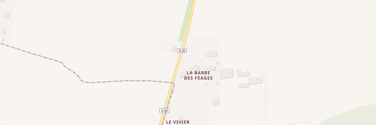 Plan du 7 La Barre des Feages à Lieuron