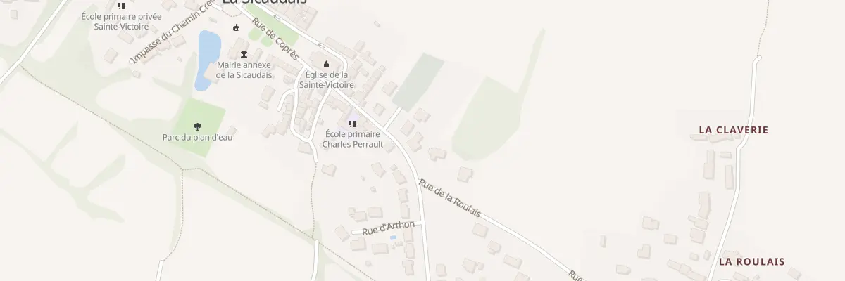 Plan du 11 Rue d’Arthon La Sicaudais à Chaumes-en-Retz