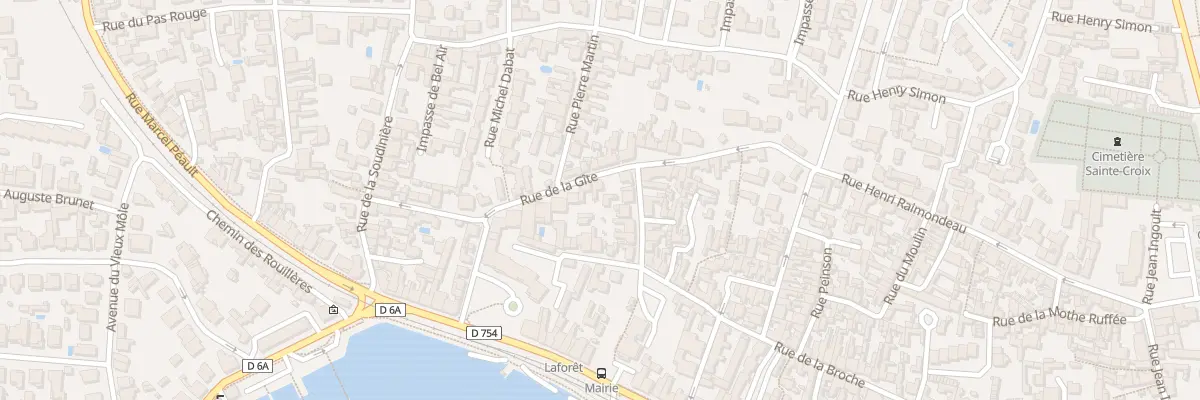 Plan du 12 Rue de la gîte à Saint-Gilles-Croix-de-Vie