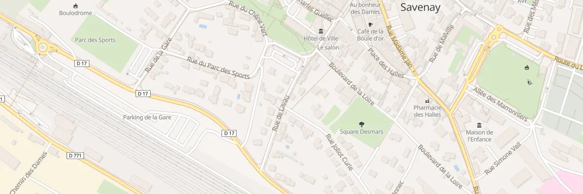 Plan du 1 Rue Joliot Curie à Savenay