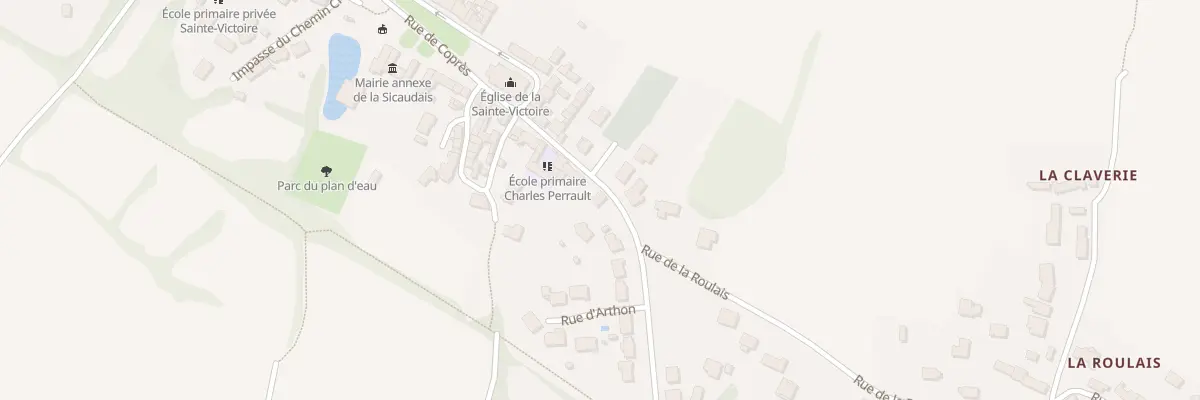 Plan du 12 Rue d’Arthon La Sicaudais à Chaumes-en-Retz