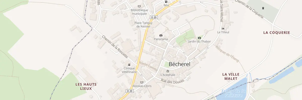 Plan du 26 Rue Saint-Nicolas à Bécherel