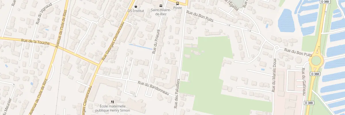 Plan du 14 Rue des Paludiers à Saint-Hilaire-de-Riez