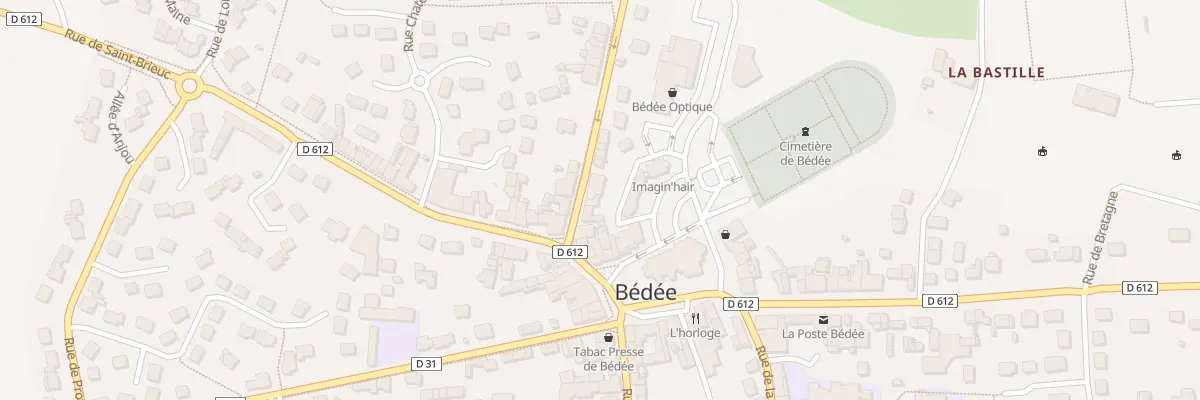 Plan du 6 Rue DE DINAN à Bédée