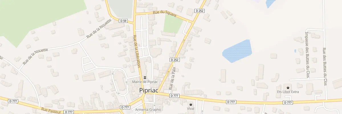 Plan du 19 Rue du Général de Gaulle à Pipriac