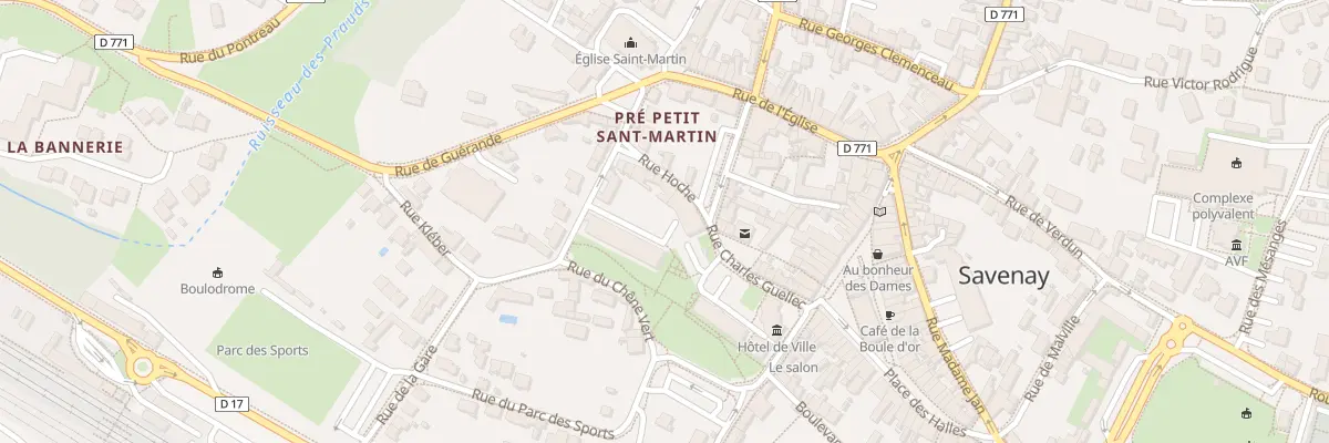 Plan du 7 Rue Marceau à Savenay