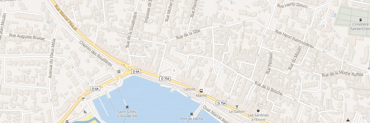 Plan du 100 Quai de la république à Saint-Gilles-Croix-de-Vie