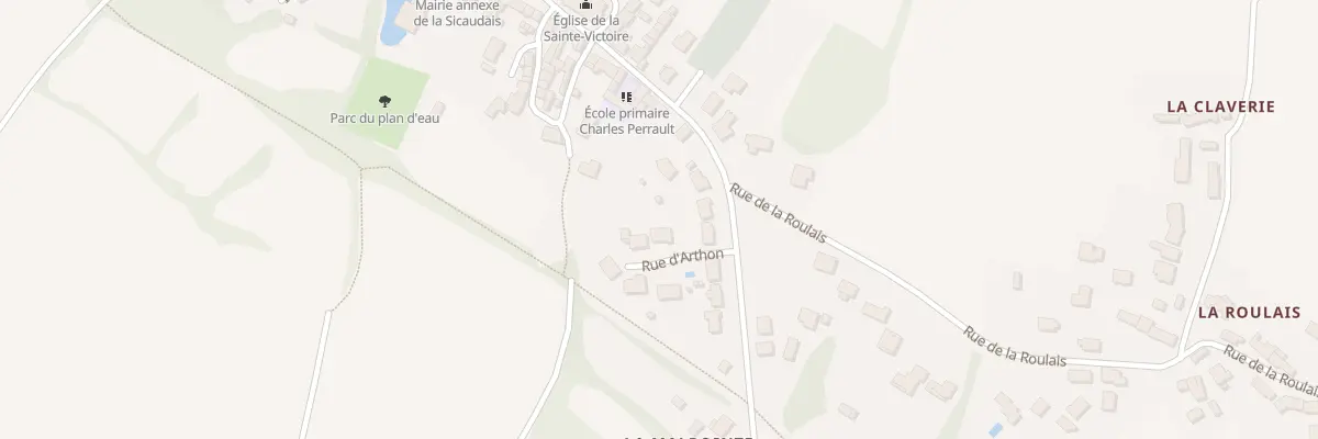 Plan du 22 Rue d’Arthon La Sicaudais à Chaumes-en-Retz