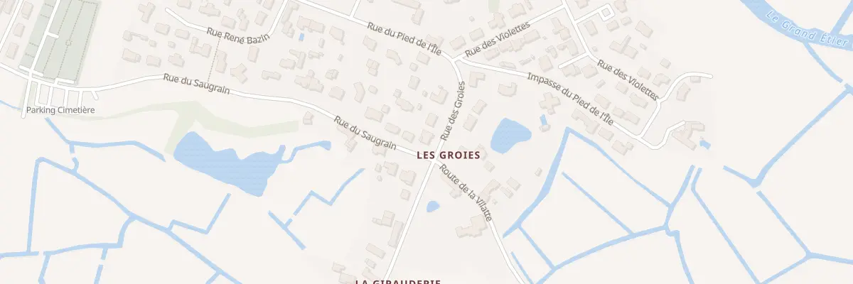Plan du 8 Rue des groies à Sallertaine