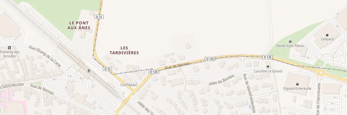 Plan du 4 Rue des Tardivieres à Bédée