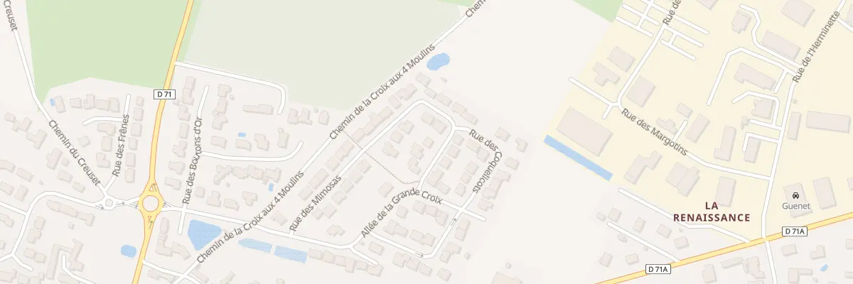 Plan du 28 Rue des Mimosas à Sallertaine