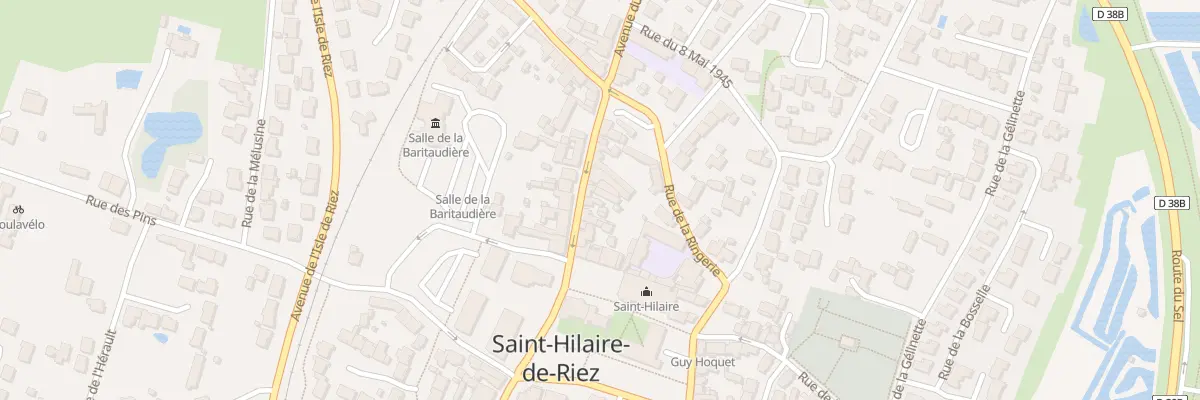 Plan du 23 Rue Georges Clemenceau à Saint-Hilaire-de-Riez