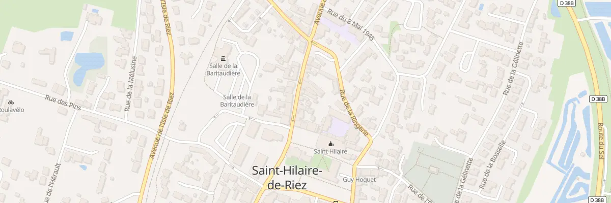Plan du 25 Rue Georges Clemenceau à Saint-Hilaire-de-Riez